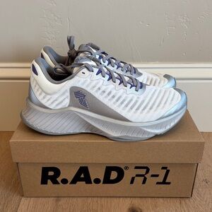 R.A.D R-1 Men's Athletic Shoes - White and Gray